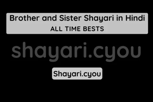 Brother and Sister Shayari in Hindi