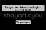 Shayari for Friends in English