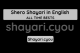 Shero Shayari in English